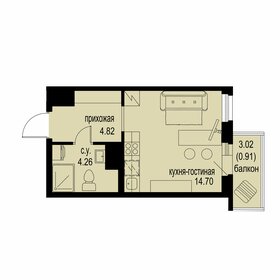 24,7 м², квартира-студия 3 500 000 ₽ - изображение 87