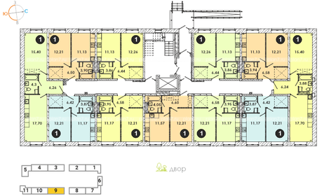 Квартира 33,7 м², 1-комнатная - изображение 2