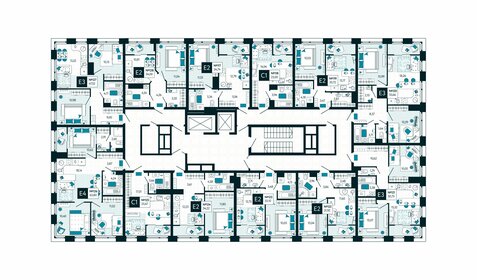 52,6 м², 2-комнатная квартира 3 850 000 ₽ - изображение 80