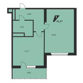 36,7 м², 1-комнатная квартира 6 398 305 ₽ - изображение 15