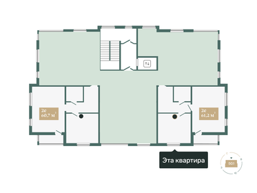 75,4 м², 2-комнатная квартира 8 060 000 ₽ - изображение 35