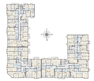 63,2 м², 1-комнатная квартира 19 656 280 ₽ - изображение 44