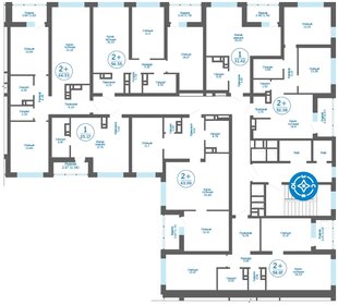 Квартира 66,5 м², 2-комнатная - изображение 2