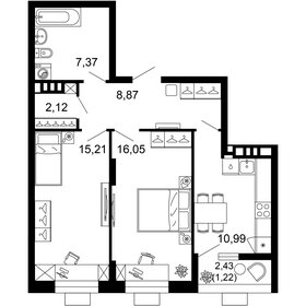 60 м², 3-комнатная квартира 9 900 000 ₽ - изображение 34