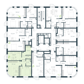 58,3 м², 2-комнатная квартира 11 171 130 ₽ - изображение 17