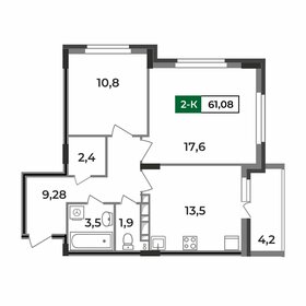 54,1 м², 3-комнатная квартира 6 150 000 ₽ - изображение 72