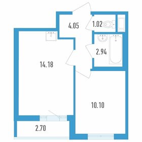 33 м², 1-комнатная квартира 5 300 000 ₽ - изображение 59
