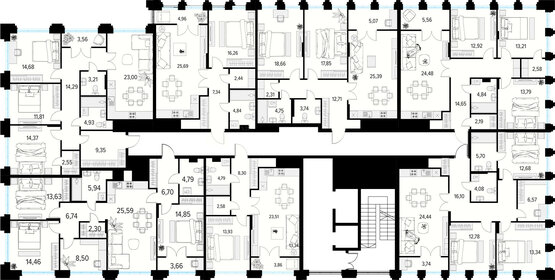 149,9 м², 3-комнатная квартира 24 965 010 ₽ - изображение 68