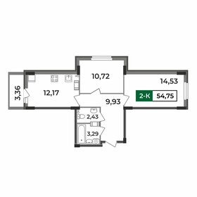 47,7 м², 2-комнатная квартира 4 350 000 ₽ - изображение 63