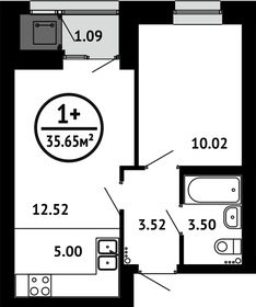 36,1 м², 2-комнатная квартира 5 500 000 ₽ - изображение 39