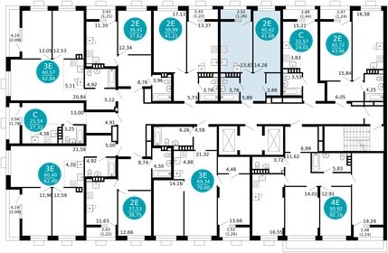 Квартира 41,7 м², 1-комнатная - изображение 2