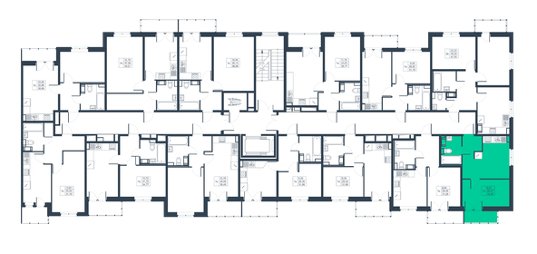 29,4 м², 1-комнатная квартира 3 700 620 ₽ - изображение 73