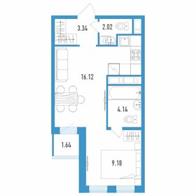 35,6 м², 1-комнатная квартира 6 055 400 ₽ - изображение 13