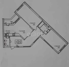 91,8 м², 3-комнатная квартира 14 500 000 ₽ - изображение 52