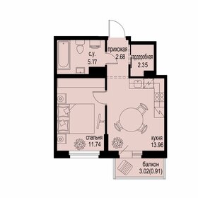 36,7 м², 1-комнатная квартира 5 250 000 ₽ - изображение 64