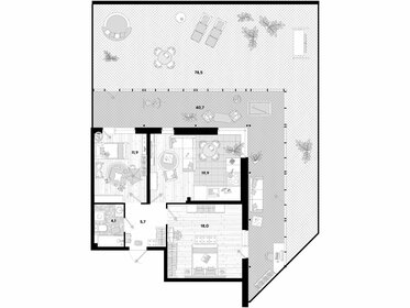 Квартира 178,8 м², 2-комнатная - изображение 1