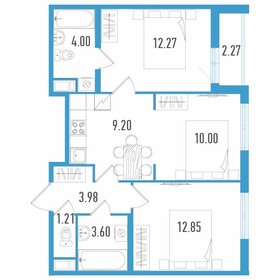 84,2 м², 3-комнатная квартира 9 100 000 ₽ - изображение 59