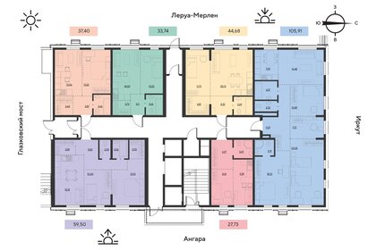 32,5 м², 2-комнатная квартира 4 579 680 ₽ - изображение 10