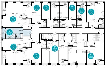 33,7 м², 1-комнатная квартира 5 300 000 ₽ - изображение 58