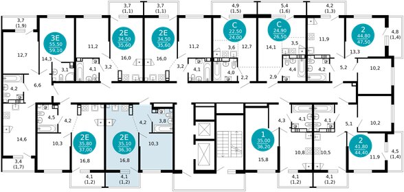 Квартира 36,3 м², 1-комнатная - изображение 2