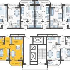 Квартира 61,5 м², 2-комнатная - изображение 2