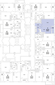 45,8 м², 2-комнатная квартира 6 150 000 ₽ - изображение 94