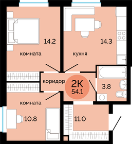 65,2 м², 2-комнатная квартира 7 870 000 ₽ - изображение 16