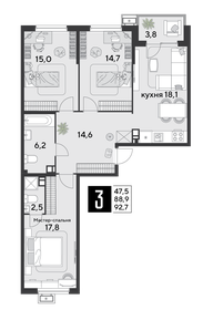180,5 м², 4-комнатная квартира 14 000 000 ₽ - изображение 76