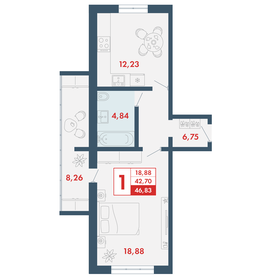 44,8 м², 3-комнатная квартира 2 399 000 ₽ - изображение 98