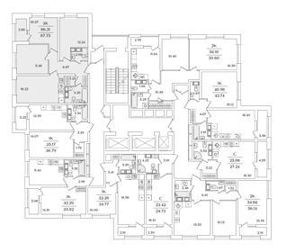 Квартира 67,8 м², 3-комнатная - изображение 2