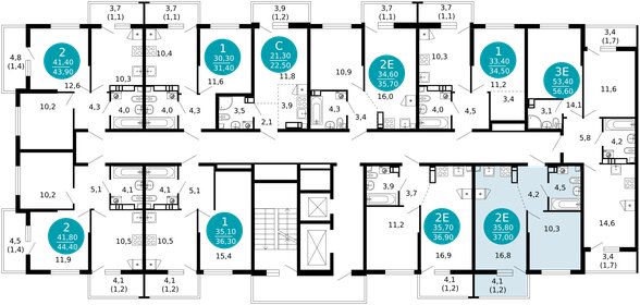 Квартира 37 м², 1-комнатная - изображение 1