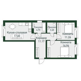 65,1 м², 2-комнатная квартира 7 812 000 ₽ - изображение 34