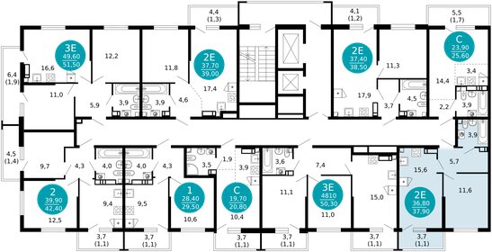 Квартира 37,9 м², 1-комнатная - изображение 2