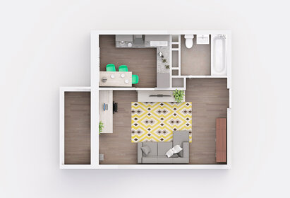 50 м², 1-комнатная квартира 5 800 000 ₽ - изображение 76