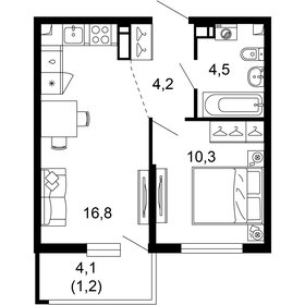 36,9 м², 1-комнатная квартира 18 416 790 ₽ - изображение 51
