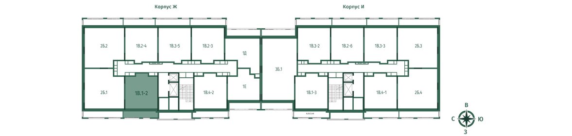 38,9 м², 1-комнатная квартира 7 500 000 ₽ - изображение 14