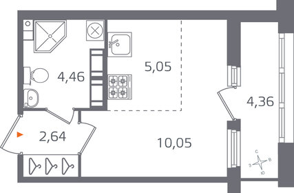 18 м², квартира-студия 4 900 000 ₽ - изображение 80