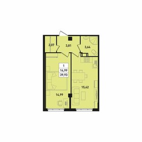 43,6 м², 1-комнатная квартира 5 150 000 ₽ - изображение 119