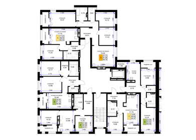 81,3 м², 3-комнатная квартира 9 200 000 ₽ - изображение 64