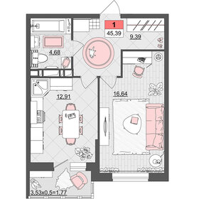 50 м², 3-комнатная квартира 5 000 000 ₽ - изображение 93