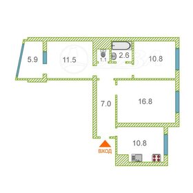 67,1 м², 3-комнатная квартира 8 100 000 ₽ - изображение 34