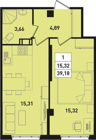 39,6 м², 1-комнатная квартира 4 550 000 ₽ - изображение 11