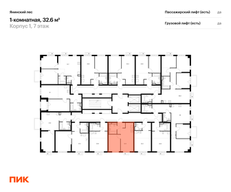 Квартира 32,6 м², 1-комнатная - изображение 2