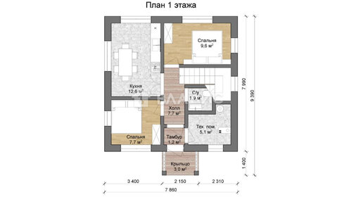 112 м² дом, 7,6 сотки участок 17 900 000 ₽ - изображение 59