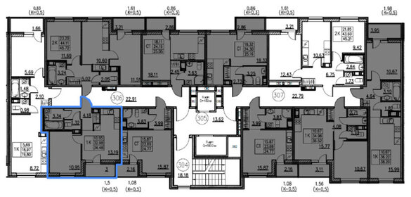 44,8 м², 1-комнатная квартира 5 435 000 ₽ - изображение 5