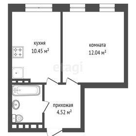 33,3 м², 1-комнатная квартира 3 500 000 ₽ - изображение 37