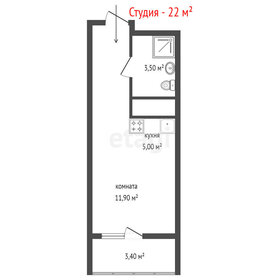 Квартира 22 м², студия - изображение 2