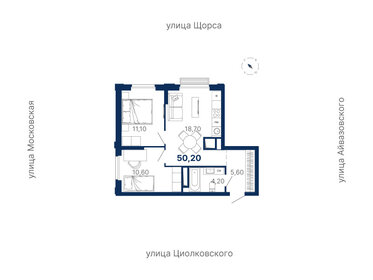 58,9 м², 2-комнатная квартира 10 056 000 ₽ - изображение 10