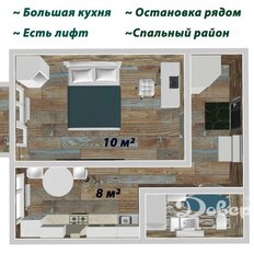 Квартира 26,5 м², 1-комнатная - изображение 1