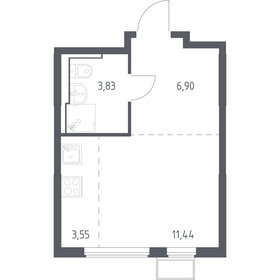 Квартира 25,7 м², студия - изображение 1